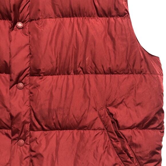 Cabela's Premier Northern Goose Down Puffer Vest Men XL Red Flaws - Picture 3 of 11